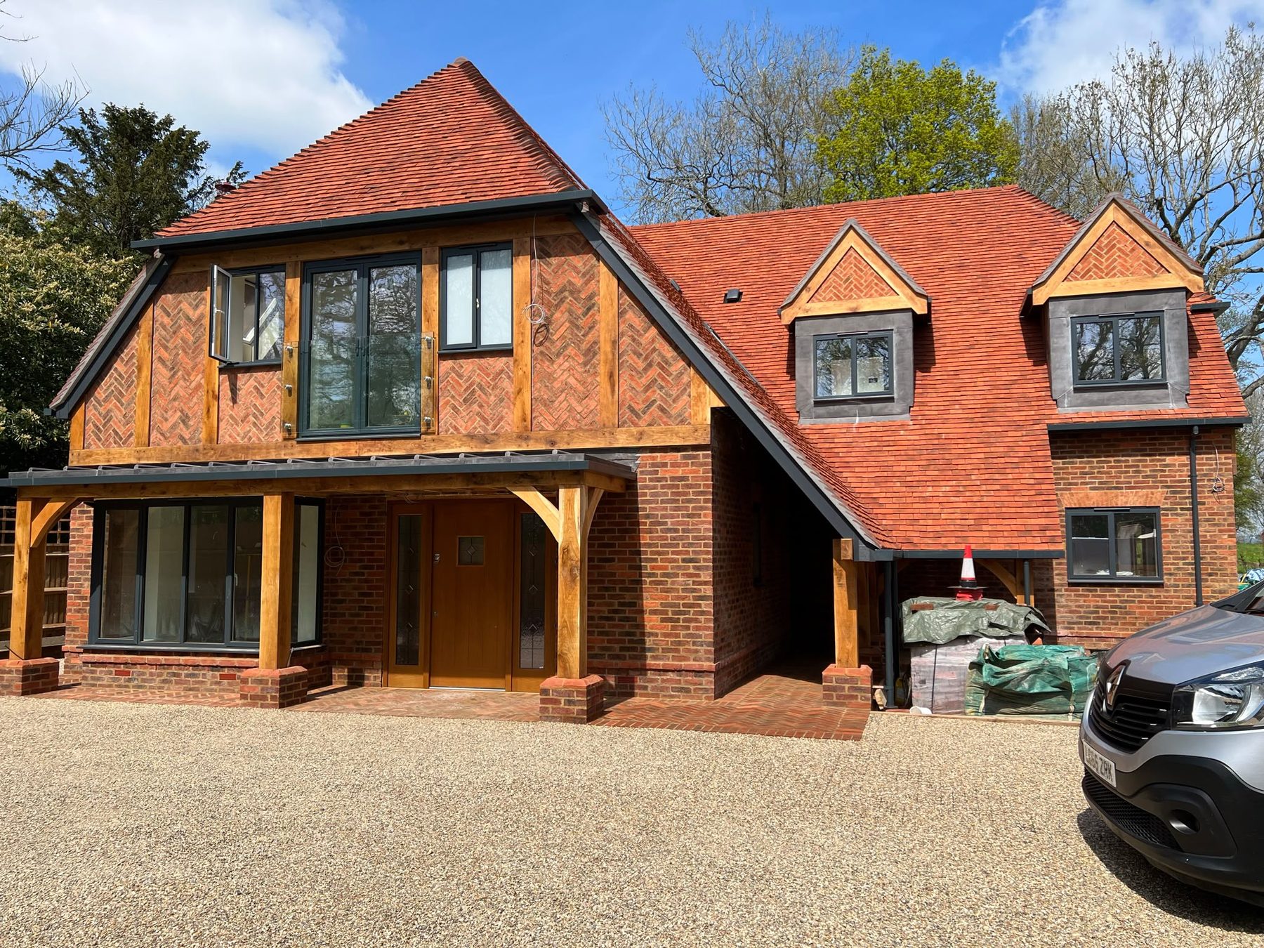 Oak-Frame Country Residence